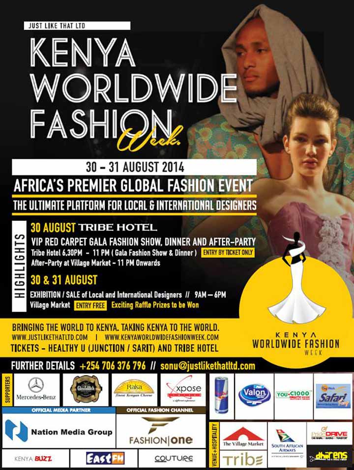 It’s here! Your first look at Kenya Worldwide Fashion Week 2014