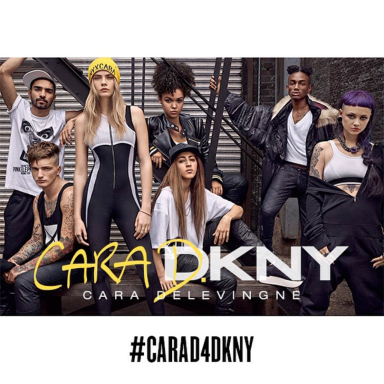 Cara Delevingne Designs Capsule Collection for DKNY