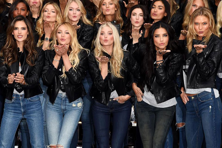 Victoria’s Secrets Models Stun Shoppers at New Bond St. Store