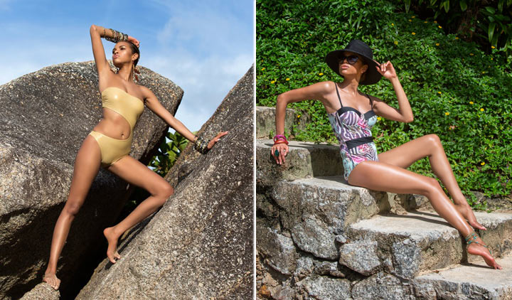 Brazilian Model hit Phuket Beach in Katalina Beach Life Swimwear Collection!