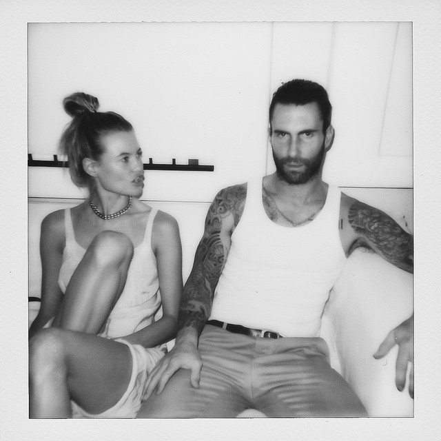 Behati Prinsloo and Adam Levine's New Year’s Resolution