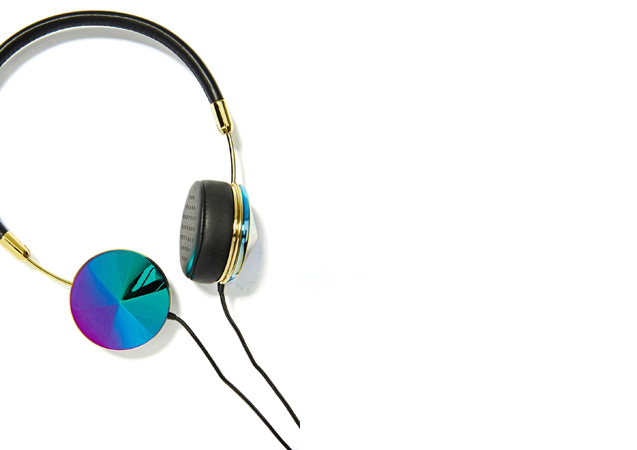 iPhone headphones are for amateurs. Treat yourself and your ears this Valentine's Day with a pair of Frends Layla Oil Slick Headphones. Available at [link href='http://www.nastygal.com/product/frends-layla-oil-slick-headphones' target='_blank']Nasty Gal[/link]. 