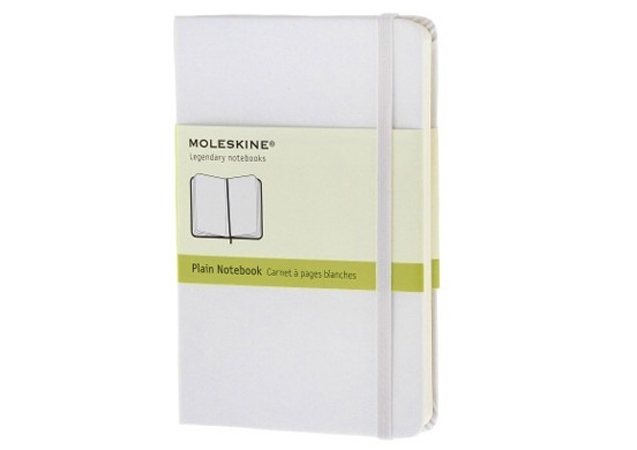 Write your crush's name over and over in a brand new [link href='http://www.moleskine.com/us/collections/model/product/notebook-large-plain-white-hard' target='_blank']Moleskine[/link].