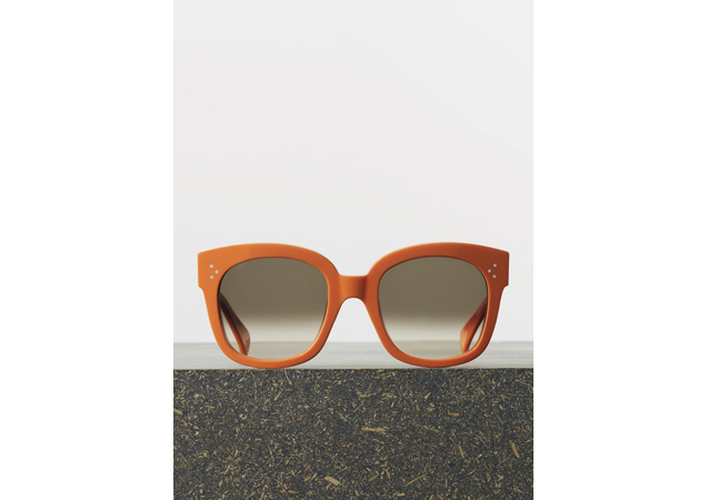 The 70s are back this season so its only right that you buy some decade inspired, oversized sunglasses. Audrey Sunglasses available at [link href='https://www.celine.com/en/collections/spring/sunglasses/new-audrey-sunglasses-acetate/41805CPLB.20BG' target='_blank']Celine[/link].
