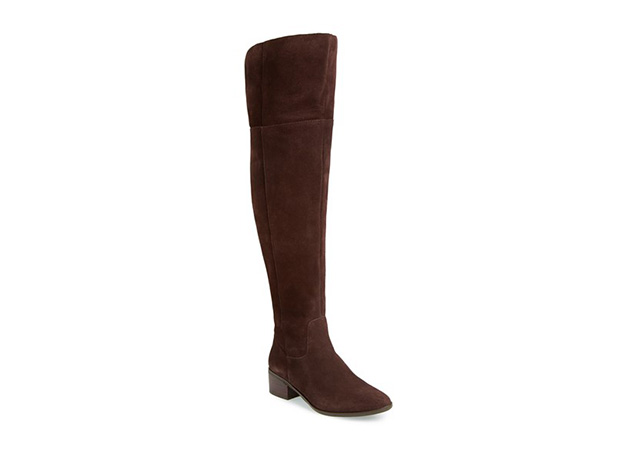 Stomp around detention like you own the place with these over-the-knee boots. Buy [link href='http://shop.nordstrom.com/s/steve-madden-tyga-suede-over-the-knee-boot-women/3919181?origin=category-personalizedsort&contextualcategoryid=0&fashionColor=Brown+Suede&resultback=455' target='_blank']here[/link]. 