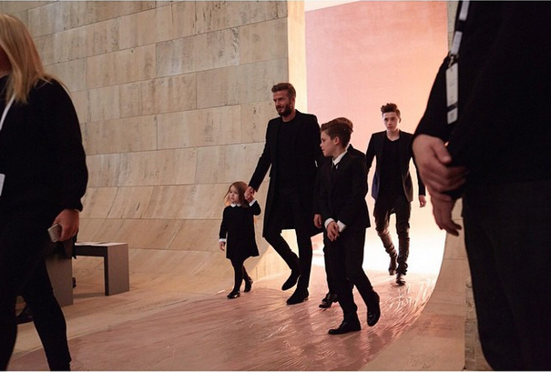 NYFW Brings Out the Beckhams