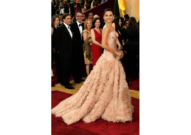 Penelope Cruz wore one of  the most magnificent dresses  the Academy Awards has ever seen. 
