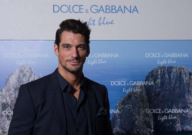 David Gandy Stuns Fans During Meet and Greet for Dolce & Gabbana