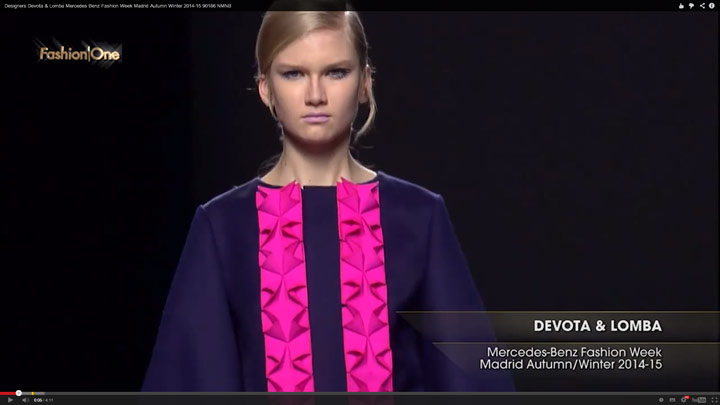 Devota & Lomba Mercedes Benz Fashion Week Madrid Autumn Winter 2014-15