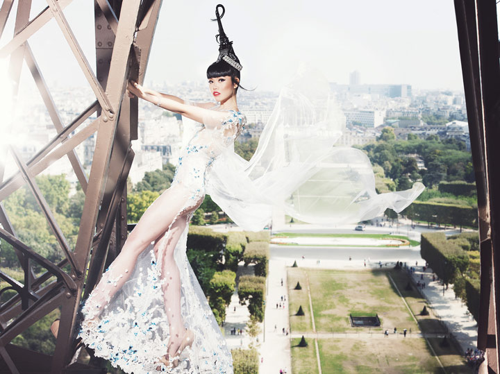 Jessica Minh Anh to Transform Eiffel Tower Into a Catwalk