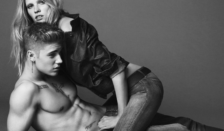 Justin Bieber and Lara Stone Star in Calvin Klein’s New Spring Campaign