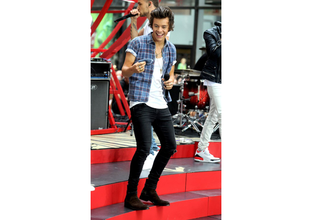 At NBC's Today show in 2013, Harry performed in his typical, relaxed style.