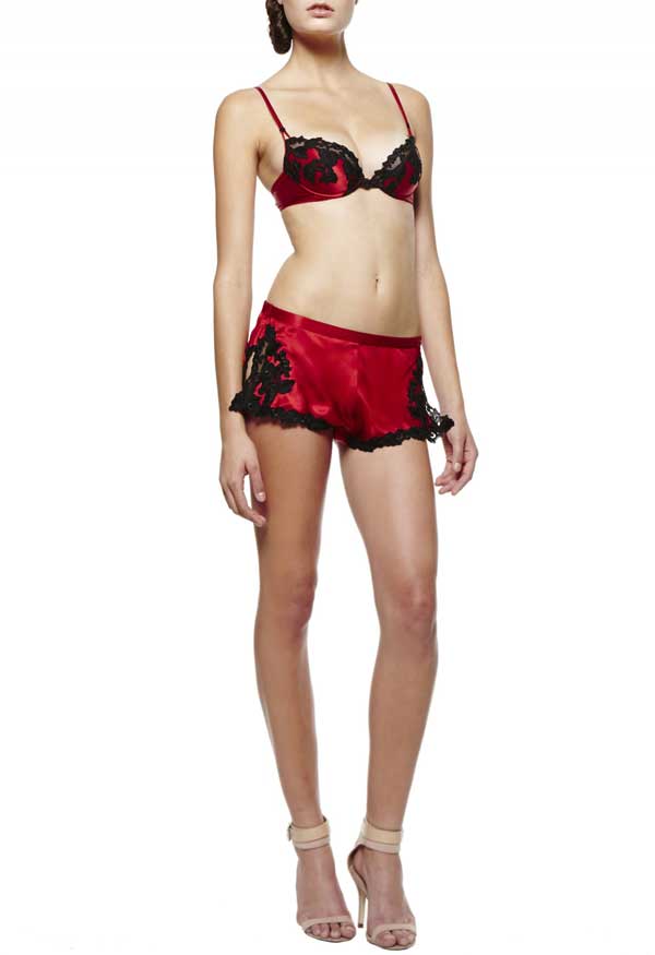 la-perla-push-up-bra-red-and-black